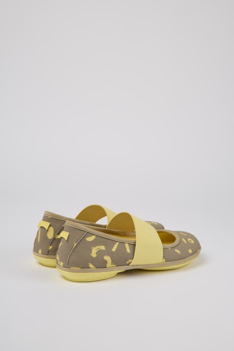 Camper AU Design Right White Textile And Nubuck Sneakers For Women