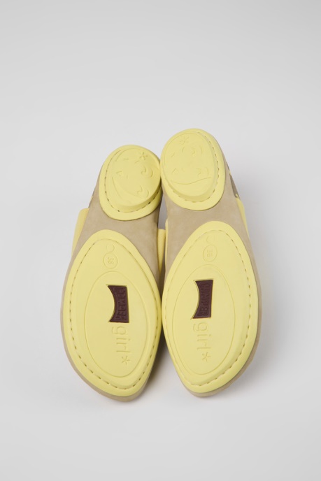 Camper AU Design Right White Textile And Nubuck Sneakers For Women