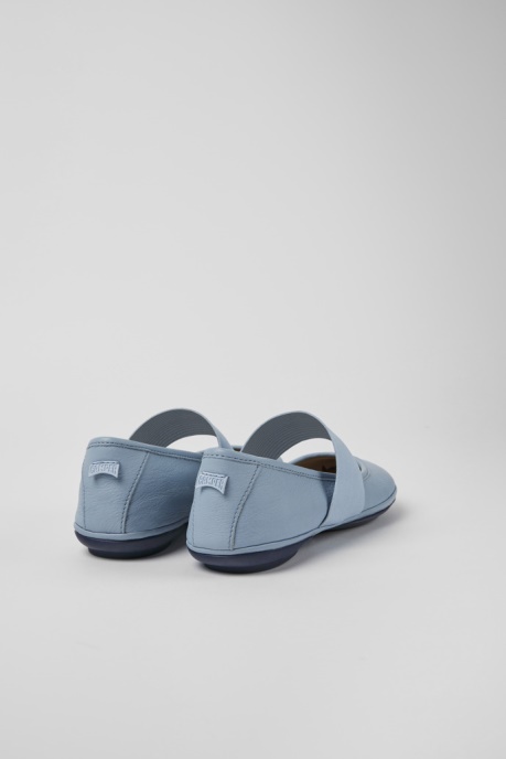 Exclusive Camper AU Right Blue Leather Ballerinas For Women