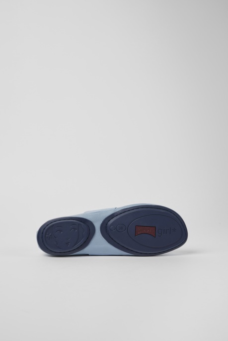 Exclusive Camper AU Right Blue Leather Ballerinas For Women
