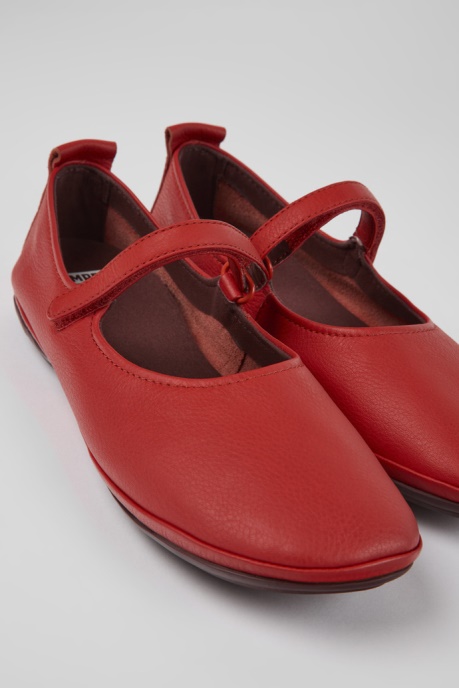Exclusive Camper AU Right Red Leather Shoes For Women