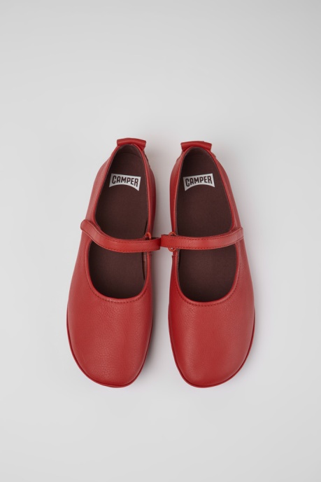 Exclusive Camper AU Right Red Leather Shoes For Women