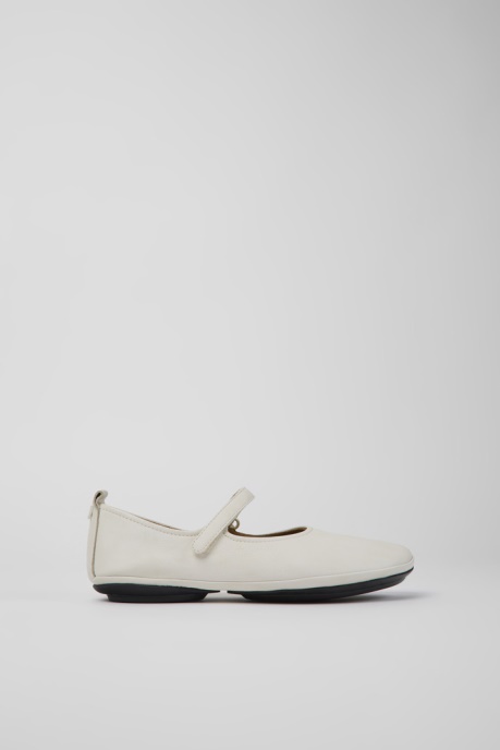 Right White Leather Ballerinas For Women Camper AU New Arrivals