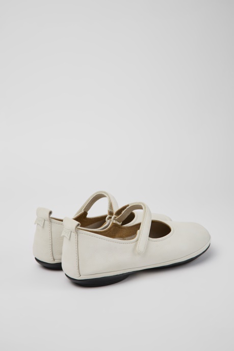 Right White Leather Ballerinas For Women Camper AU New Arrivals