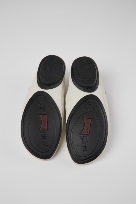 Right White Leather Ballerinas For Women Camper AU New Arrivals