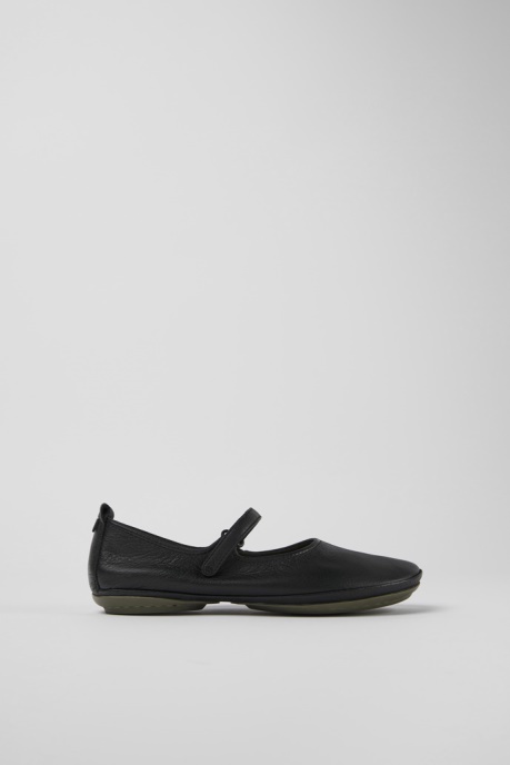Right Black Leather Ballerinas For Women Camper AU New Arrivals