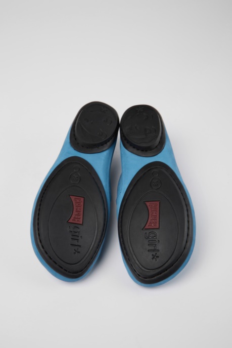 Design Right Blue Nubuck Shoes For Women Camper AU