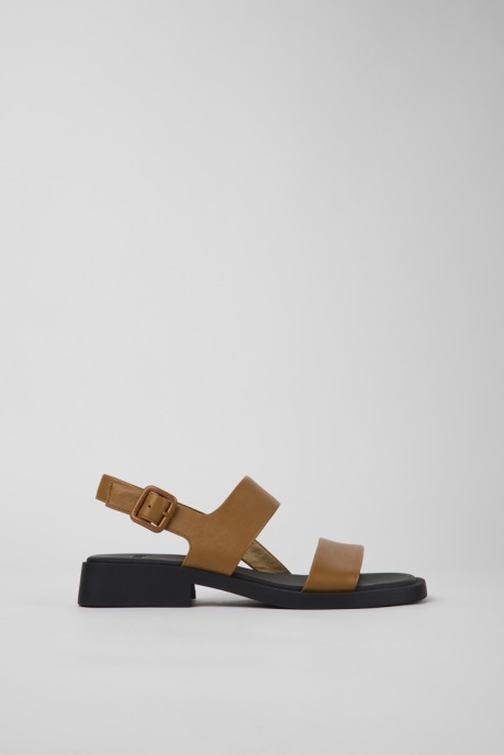 Exclusive Camper AU Dana Brown Leather Sandals For Women