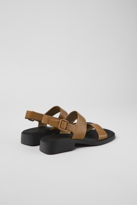 Exclusive Camper AU Dana Brown Leather Sandals For Women