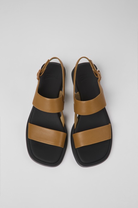 Exclusive Camper AU Dana Brown Leather Sandals For Women