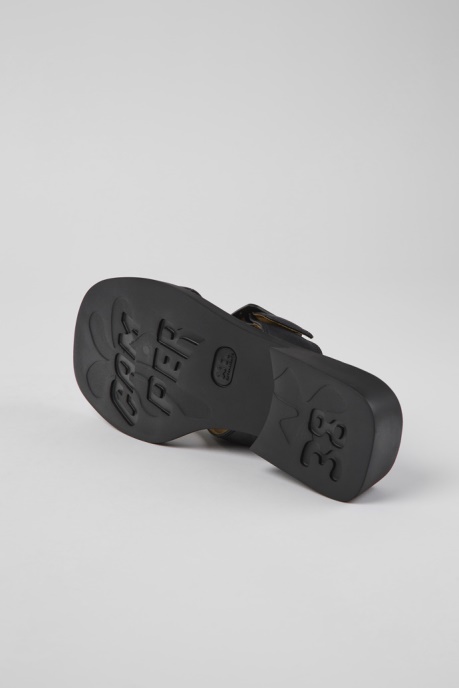 Dana Black Leather Sandals For Women Exclusive Camper AU