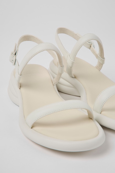 Exclusive Camper AU Spiro White Leather Sandals For Women