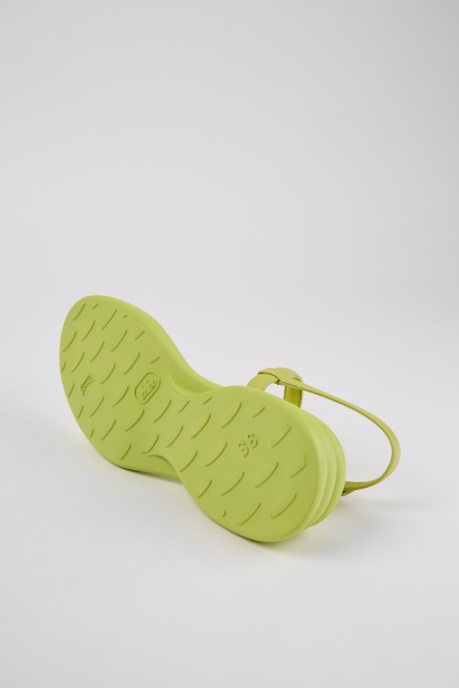 Design Spiro Green Leather Sandals For Women Camper AU