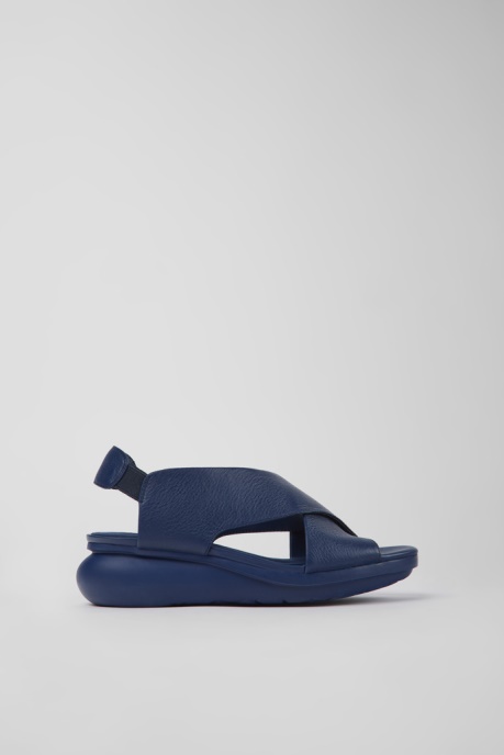 Exclusive Camper AU Balloon Blue Leather Sandals For Women