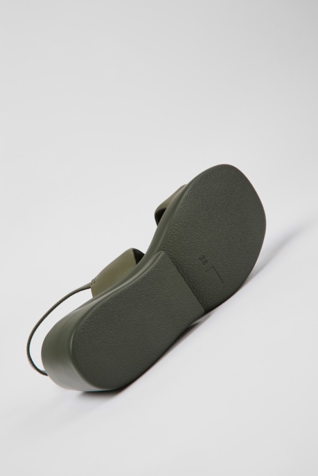 Exclusive Camper AU Kaah Green Leather Sandals For Women