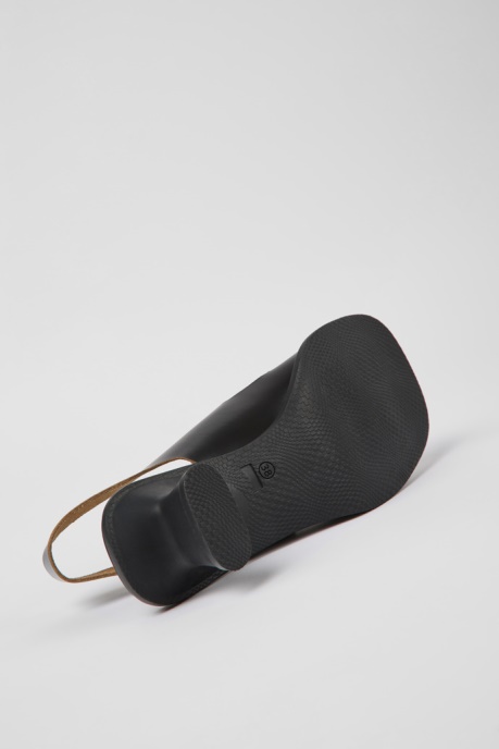 Dina Black Leather Sandals For Women Camper AU New Arrivals