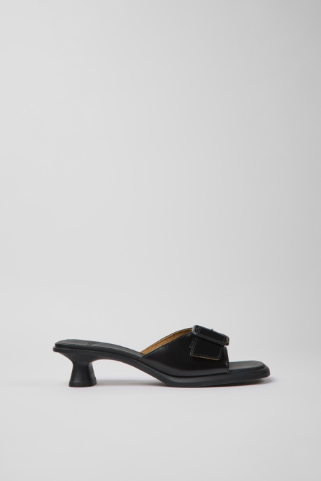 Exclusive Camper AU Dina Black Leather Sandals For Women