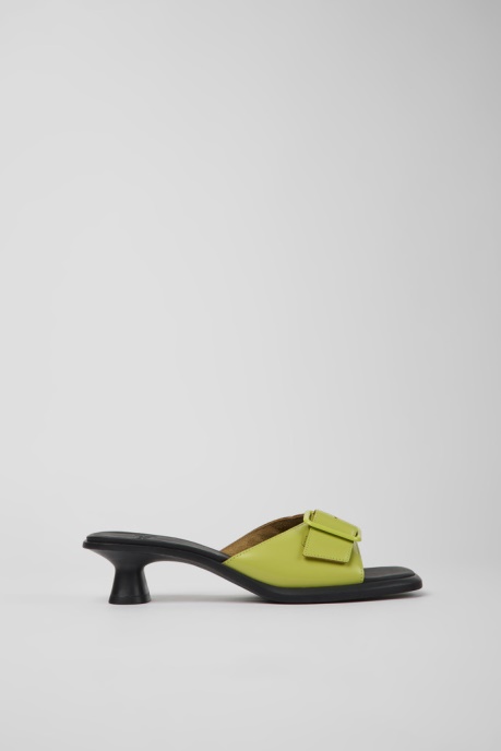 Dina Green Leather Sandals For Women Camper AU New Arrivals