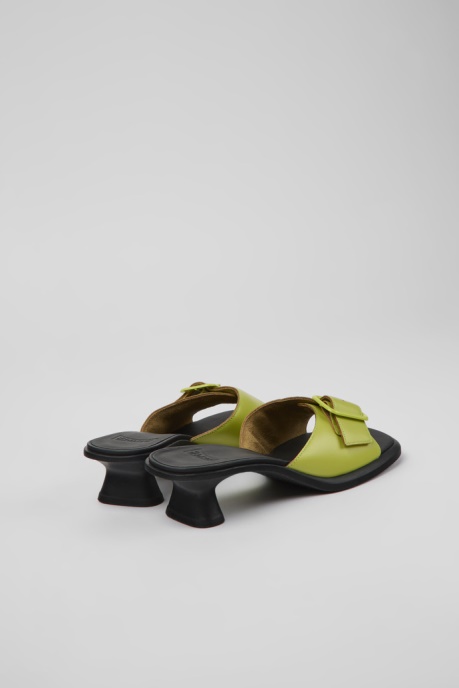 Dina Green Leather Sandals For Women Camper AU New Arrivals