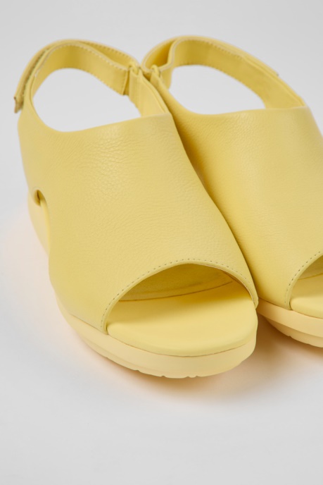 Exclusive Camper AU Balloon Yellow Leather Sandals For Women