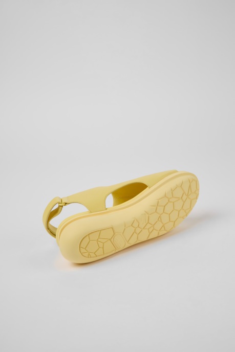 Exclusive Camper AU Balloon Yellow Leather Sandals For Women