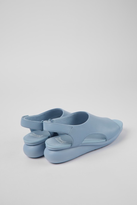 Camper AU Design Balloon Light Blue Leather Sandals For Women