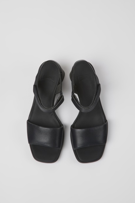 Exclusive Camper AU Kiara Black Leather Sandals For Women