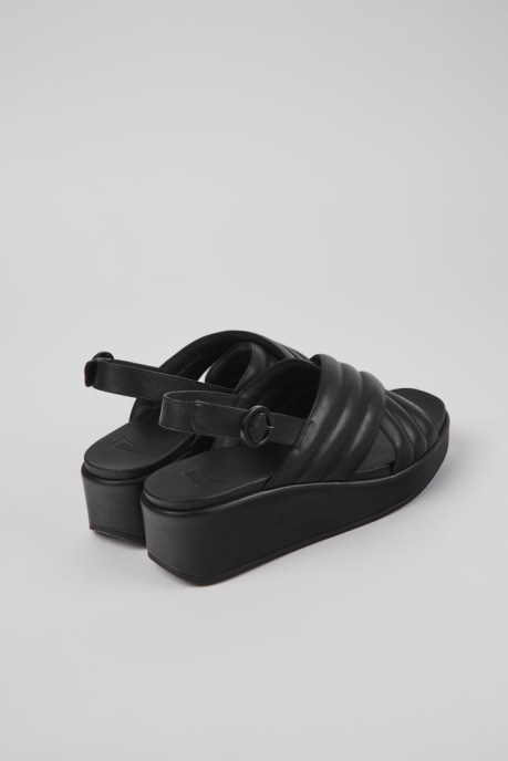 Exclusive Camper AU Misia Black Leather Sandals For Women