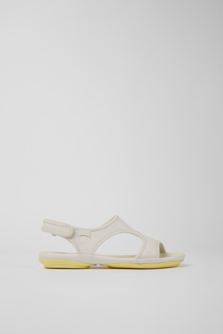 Exclusive Camper AU Right White Leather Sandals For Women
