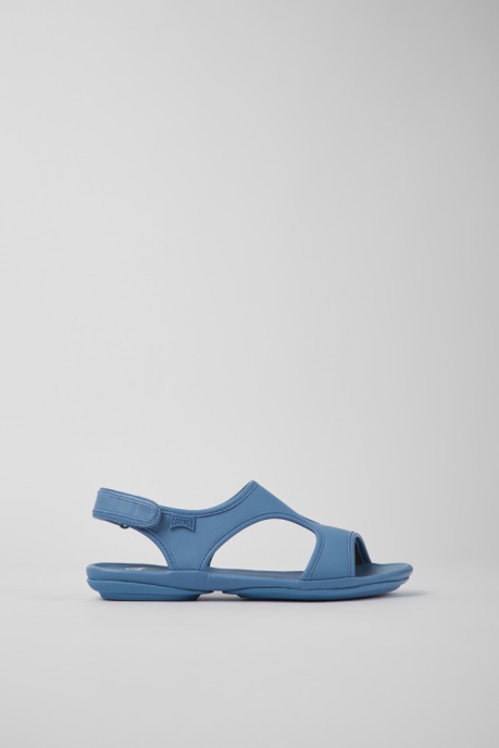 Right Blue Leather Sandals For Women Exclusive Camper AU
