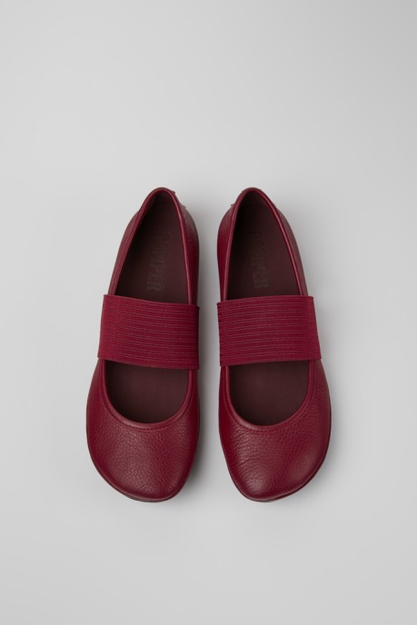 Exclusive Camper AU Right Deep Red Shoe For Women