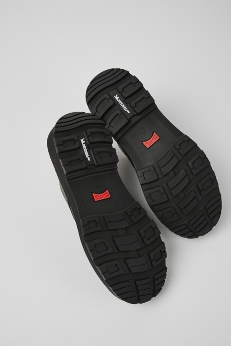 Exclusive Camper AU Brutus Trek Michelin Black Leather Shoes For Women