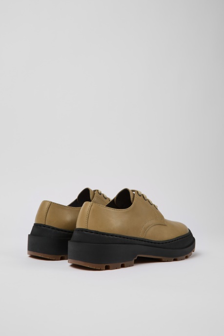 Exclusive Camper AU Brutus Trek Michelin Beige Leather Shoes For Women