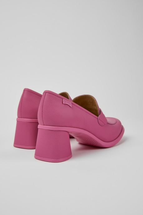 Kiara Pink Leather Heels Exclusive Camper AU