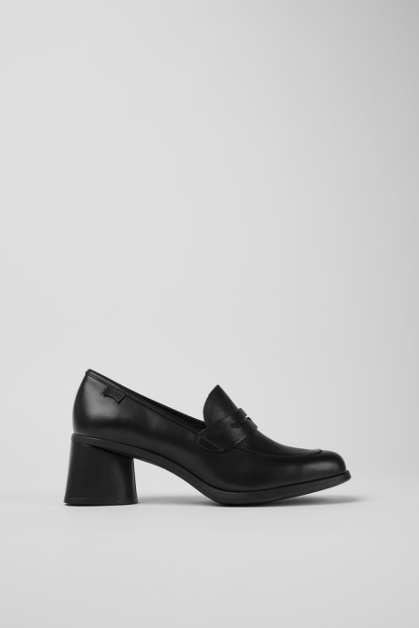Design Kiara Black Leather Heels Camper AU