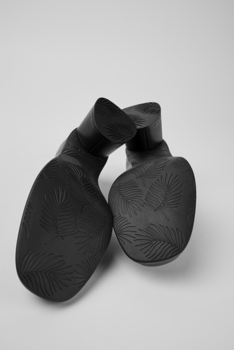 Design Kiara Black Leather Heels Camper AU