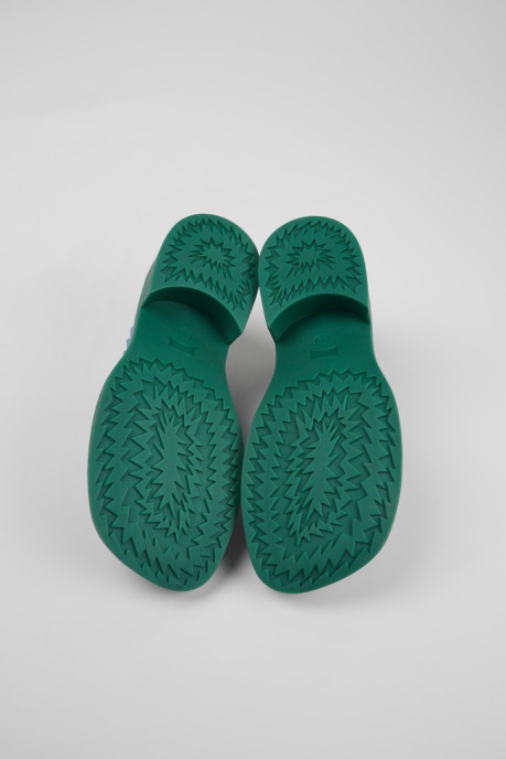 Taylor Black Blue And Green Leather Loafers For Women Camper AU New Arrivals