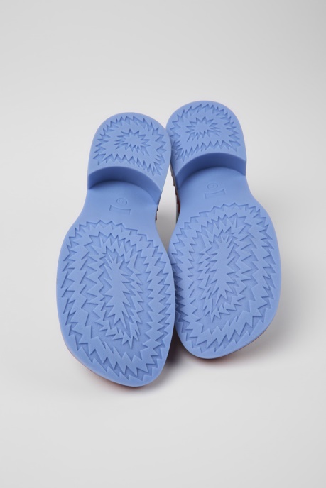 Camper AU Design Twins Multicolored Leather Loafers For Women