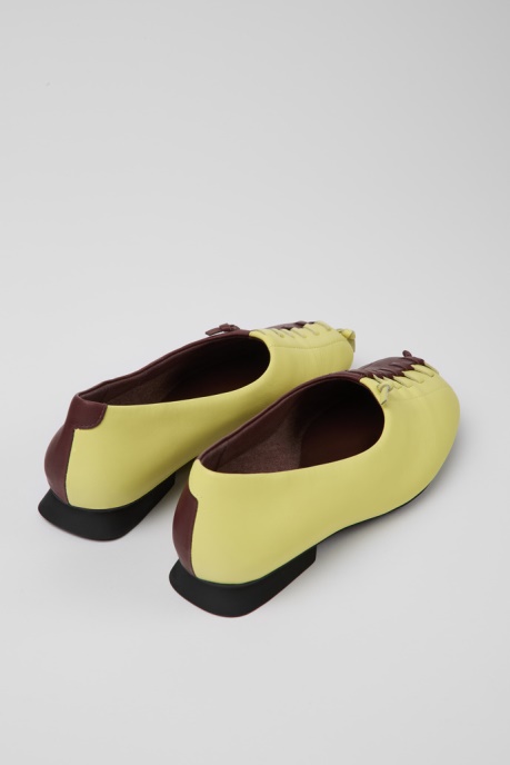 Twins Yellow And Burgundy Ballerina Flats For Women Exclusive Camper AU
