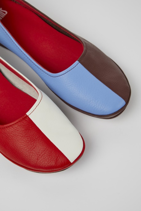 Design Twins Multicolored Leather Shoes For Women Camper AU