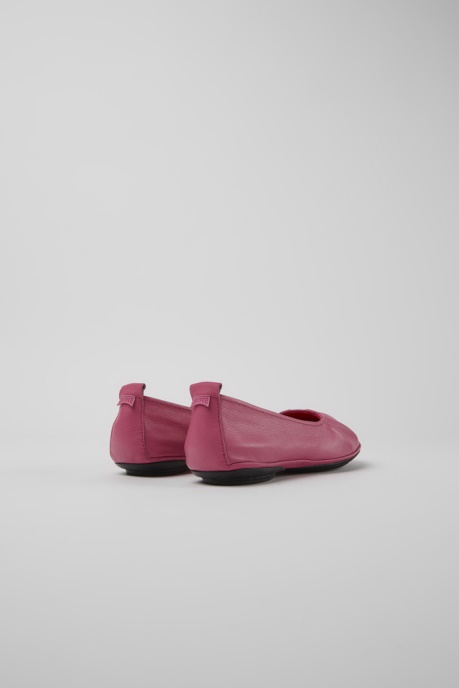 Right Pink Leather Ballerina Flats For Women Camper AU New Arrivals