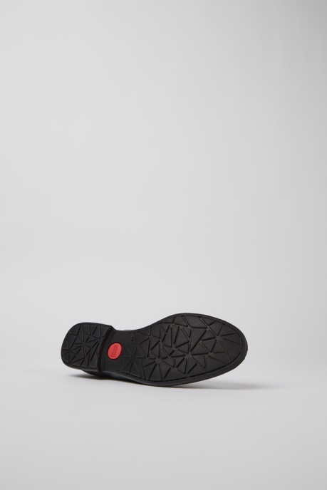 Camper AU Design Mil Black Leather Lace-Up Shoes For Women