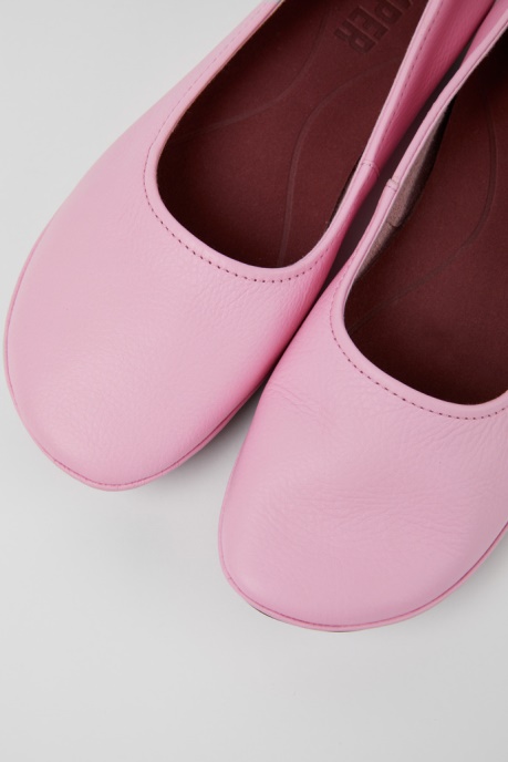 Exclusive Camper AU Right Pink Leather Shoes For Women