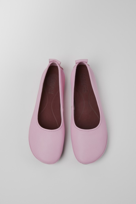 Exclusive Camper AU Right Pink Leather Shoes For Women