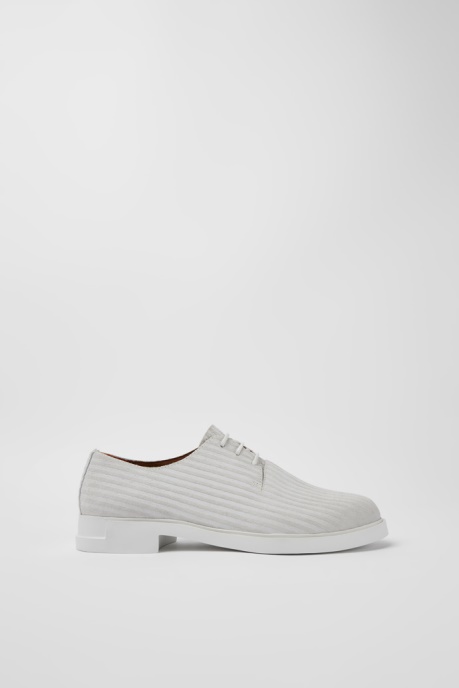 Camper AU Iman White Nubuck Shoes For Women New Arrivals