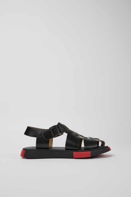 Set Black Leather Sandals For Women Camper AU New Arrivals