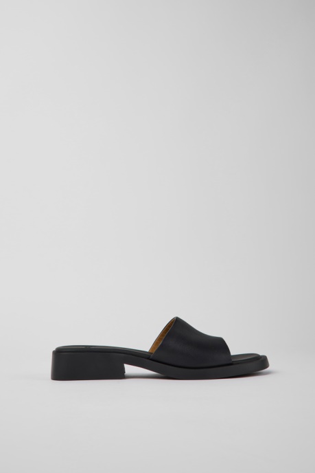Dana Black Leather Sandals For Women Camper AU New Arrivals