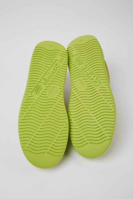 Design Runner K21 Green Leather Sneakers For Men Camper AU