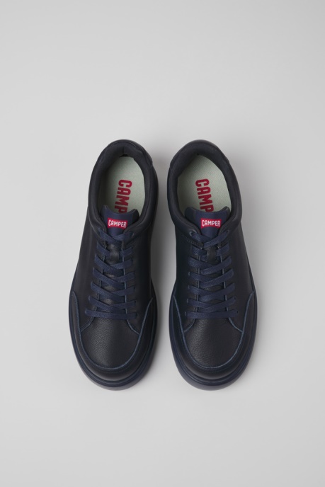 Runner K21 Blue Leather Sneakers For Men Camper AU New Arrivals