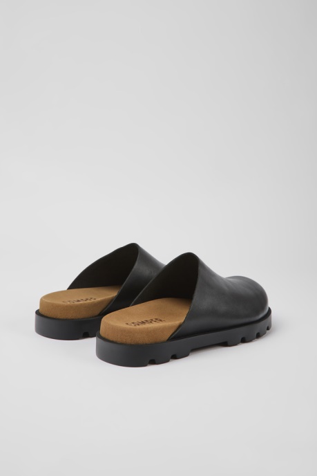 Brutus Sandal Black Leather Clogs For Men Exclusive Camper AU